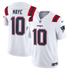 Drake Maye New England Patriots Official-Nike Vapor F.U.S.E. Stitched Limited Jersey - White
