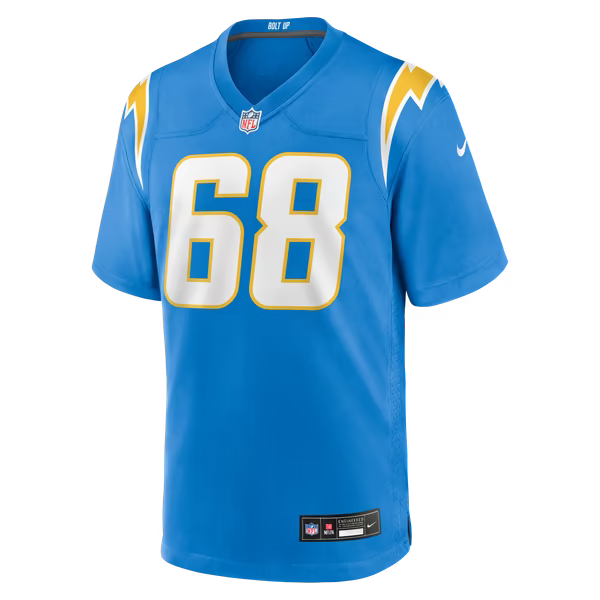 Josh Kaltenberger Los Angeles Chargers Official-Nike Team Game Jersey - Powder Blue