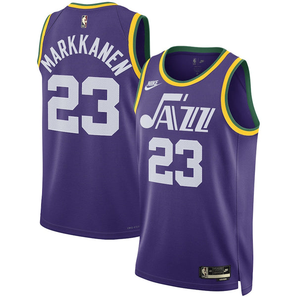 Lauri Markkanen Utah Jazz Nike Unisex 2023/24 Swingman  Jersey - Classic Edition - Purple