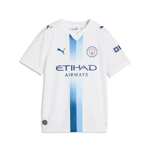Manchester City Official-Puma Youth 2026/27 Third Replica Jersey - White