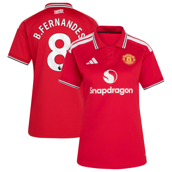Official-Adidas Bruno Fernandes Manchester United 2026/27 Home Replica Jersey Red