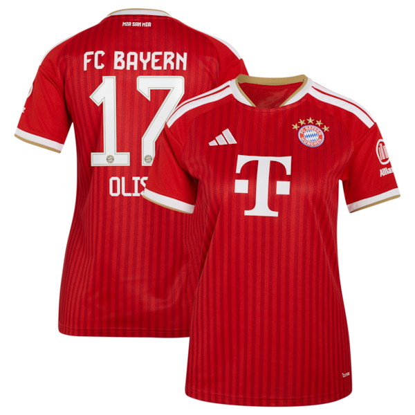 Official-Adidas Michael Olise Bayern Munich 2026/27 Home Replica Jersey Red