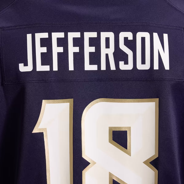 Justin Jefferson Minnesota Vikings Official-Nike 2026 Rivalries Collection Game Jersey - Purple