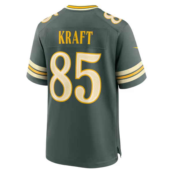 Tucker Kraft Green Bay Packers Official-Nike 2026 Rivalries Collection Game Jersey - Green