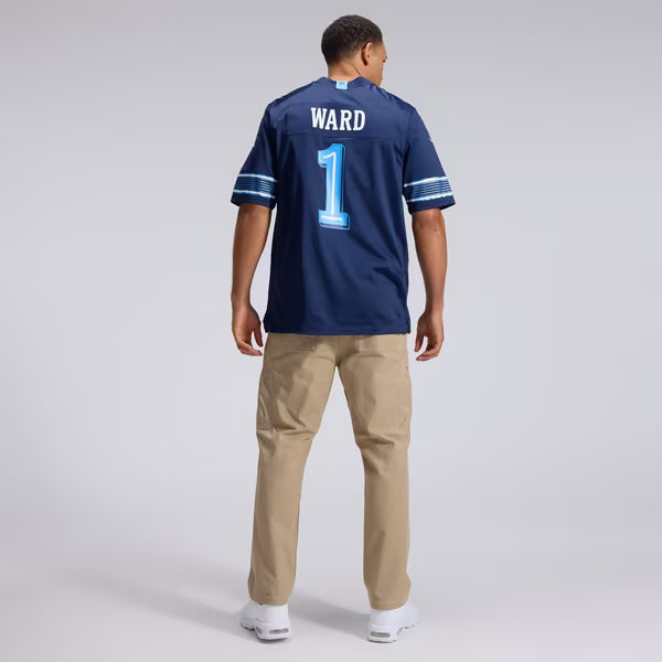 Cameron Ward Tennessee Titans Official-Nike 2026 Rivalries Collection Game Jersey - Navy