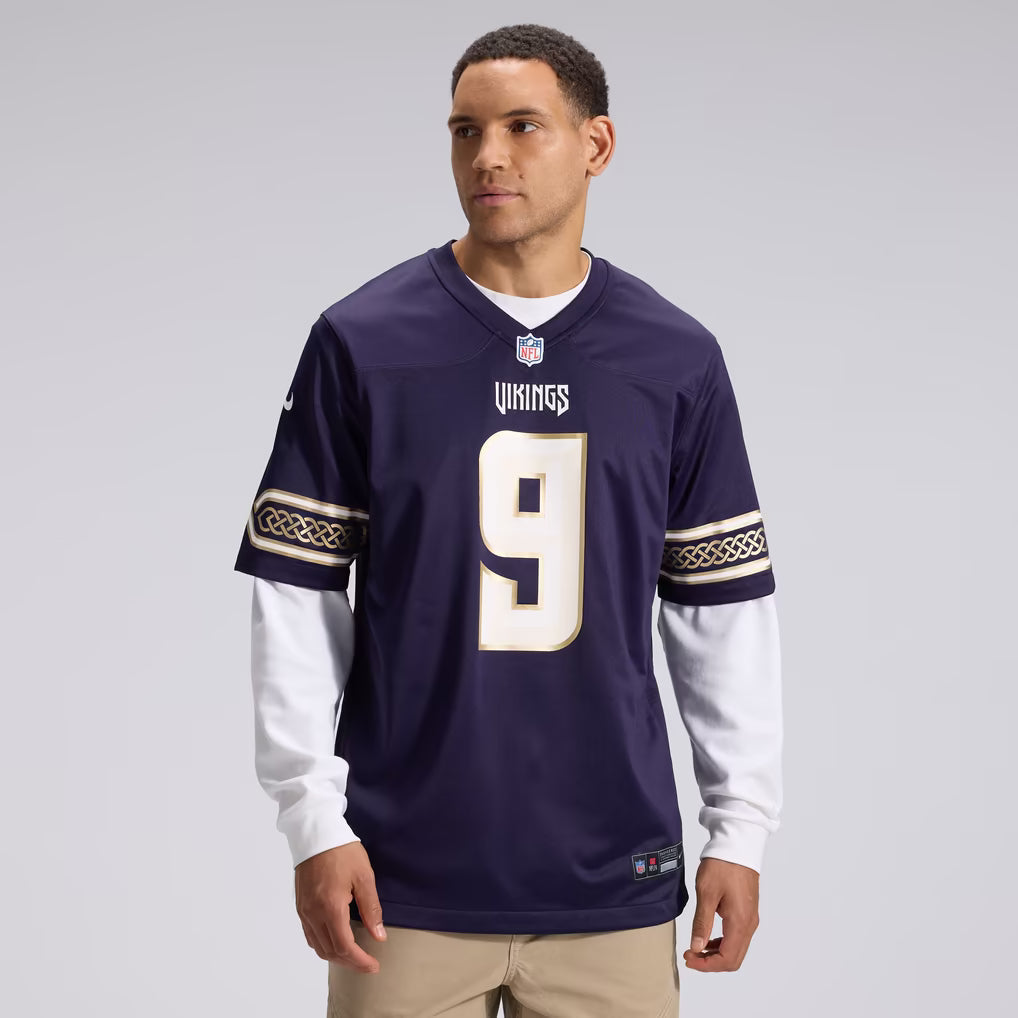 J.J McCarthy Minnesota Vikings Official-Nike 2026 Rivalries Collection Game Jersey - Purple