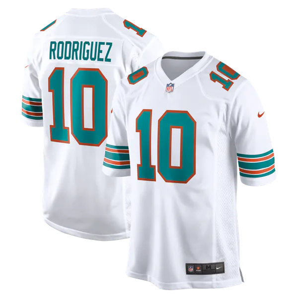 Jacob Rodriguez Miami Dolphins Official-Nike Alternate Game Jersey - White