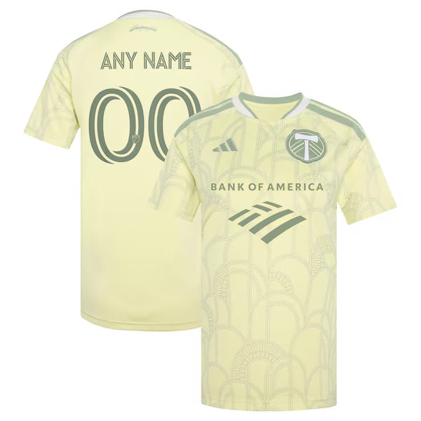 Official-Adidas Portland Timbers 2026 Civic Stadium Kit Replica Custom Jersey Yellow