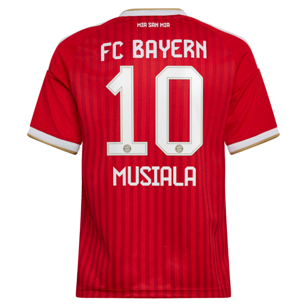 Official-Adidas Jamal Musiala Bayern Munich 2026/27 Home Replica Youth Jersey Red