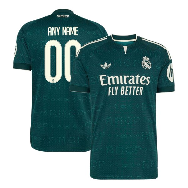 Real Madrid Official-Adidas 2026/27 Away Replica Custom Jersey - Green