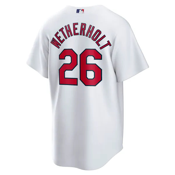 JJ Wetherholt St. Louis Cardinals Official-Nike Home Replica Player Jersey - White