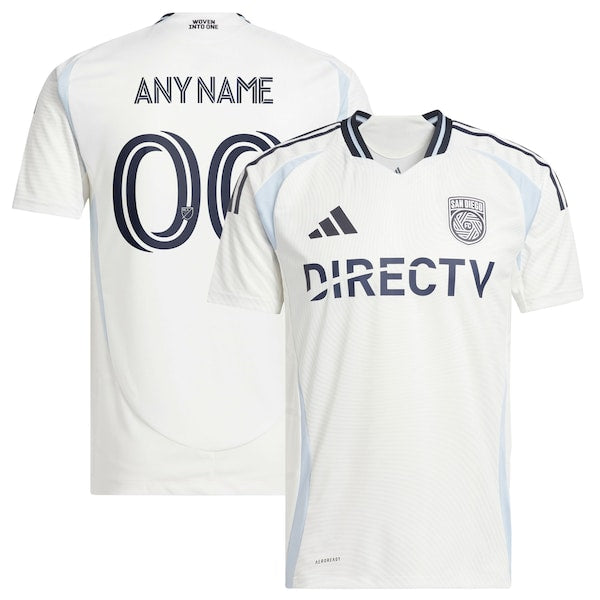 Official-Adidas San Diego FC 2025 Woven Into One Replica Custom Jersey White
