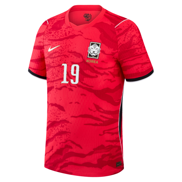 Official-nike Lee Kang In South Korea National Team 2026 Home Match Authentic Jersey Red