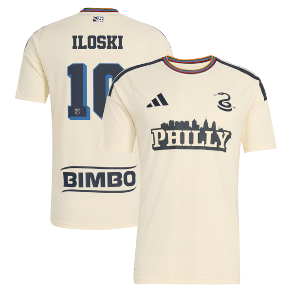 Milan Iloski Philadelphia Union Official-Adidas 2026 Archive Replica Jersey - Tan