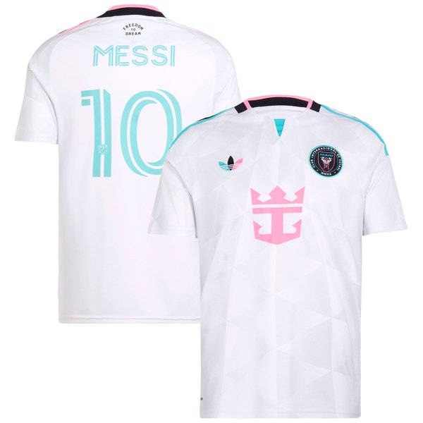 Lionel Messi Inter Miami CF Official-Adidas 2026 Third Replica Jersey - White