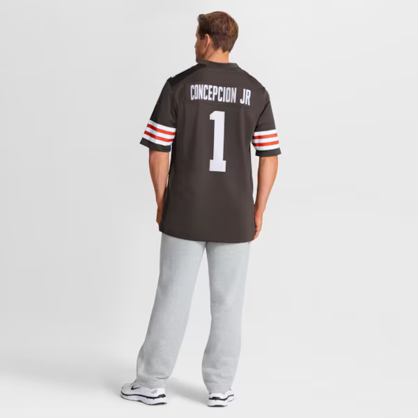 KC Concepcion Jr. Cleveland Browns Official-Nike Team Game Jersey - Brown