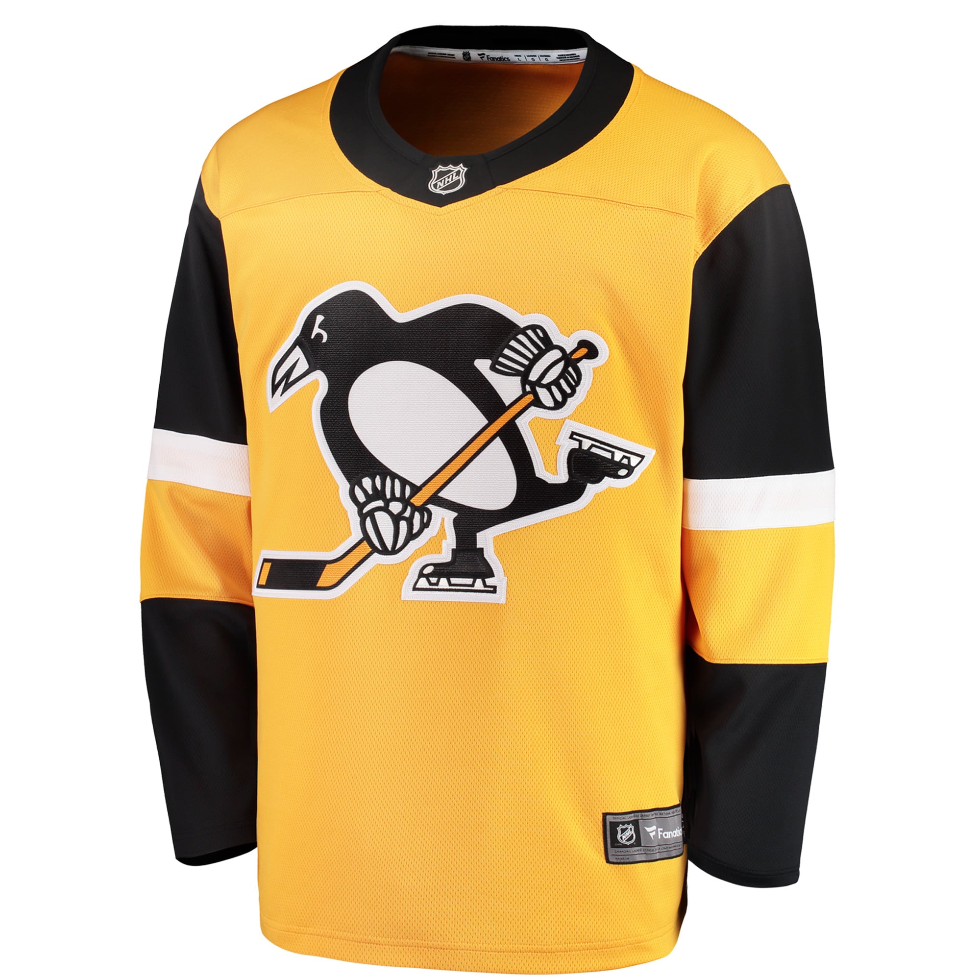 Teams Fans Shop Fanatics Pittsburgh Penguins Alternate Breakaway Jersey Gold