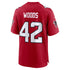 Josh Woods Atlanta Falcons Official-Nike Team Game Jersey - Red