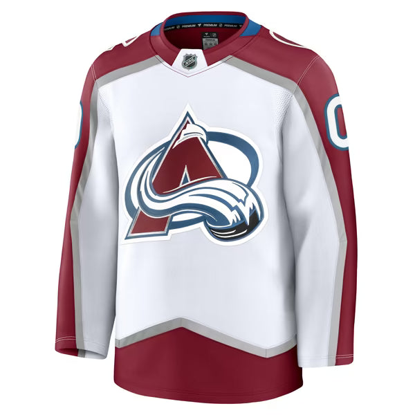 Teams Fans Shop Colorado Avalanche Fanatics Away Premium Custom Jersey - White