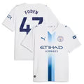 Phil Foden Manchester City Official-Puma 2026/27 Third Replica Jersey - White