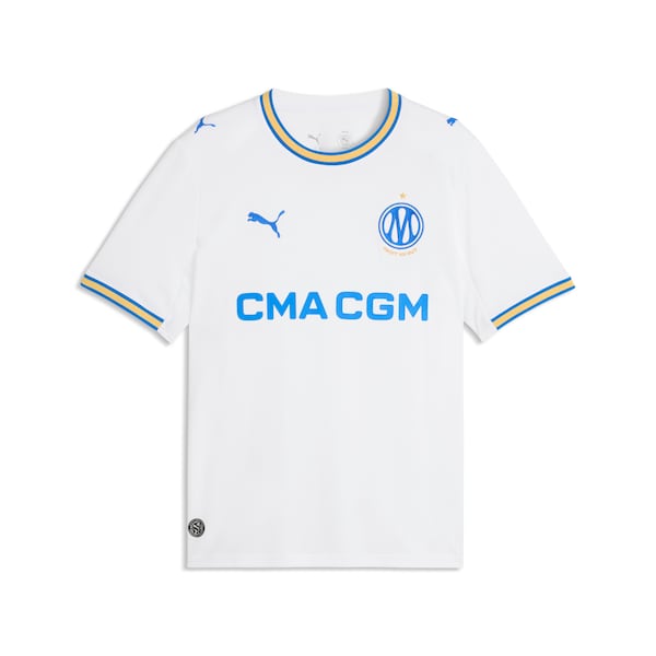 Olympique Marseille Official-Puma 2026/27 Home Replica Jersey - White