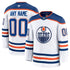 Teams Fans Shop Edmonton Oilers Fanatics Away Premium Custom Jersey - White
