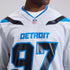 Aidan Hutchinson Detroit Lions Official-Nike 2026 Rivalries Collection Game Jersey - Silver