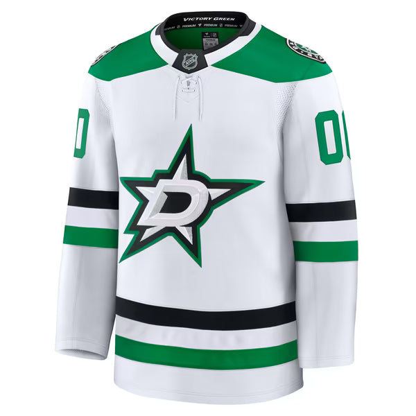 Teams Fans Shop Dallas Stars Fanatics Away Premium Custom Jersey - White