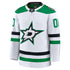 Teams Fans Shop Dallas Stars Fanatics Away Premium Custom Jersey - White