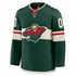 Teams Fans Shop Fanatics Minnesota Wild Home Premium Jersey Green