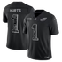 Jalen Hurts Philadelphia Eagles Official-Nike 2026 Salute to Service Stitched Limited Jersey - Black