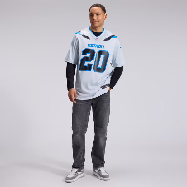 Barry Sanders Detroit Lions Official-Nike 2026 Rivalries Collection Game Jersey - Silver