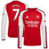 Bukayo Saka Arsenal Official-Adidas 2026/27 Home Replica Long Sleeve Jersey - Red