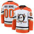 Teams Fans Shop Anaheim Ducks Fanatics Away Premium Custom Jersey - White