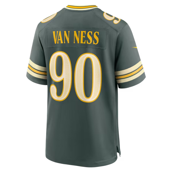 Lukas Van Ness Green Bay Packers Official-Nike 2026 Rivalries Collection Game Jersey - Green