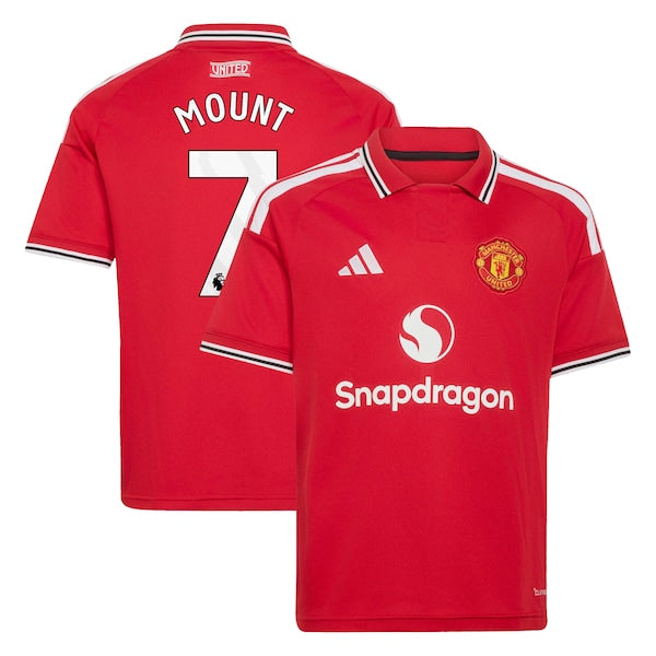 Official-Adidas Mason Mount Manchester United 2026/27 Home Replica Jersey Red