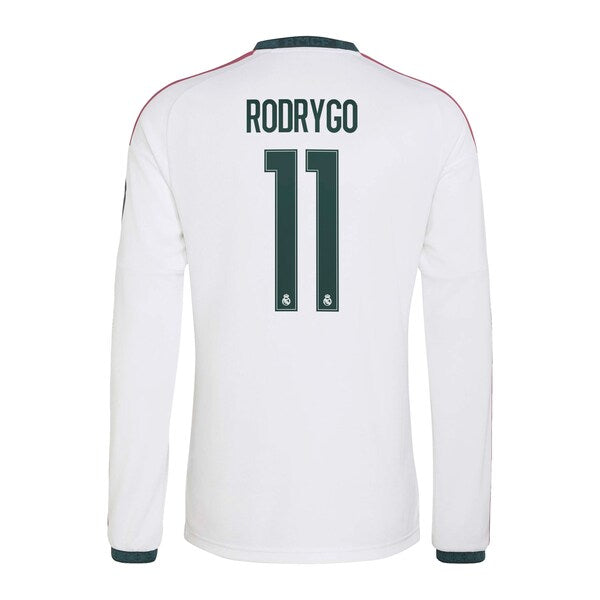 Official-Adidas Real Madrid 2026/27 Home Replica Long Sleeve Jersey White