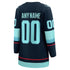 Teams Fans Shop Fanatics Women's Seattle Kraken Home Breakaway Custom Jersey