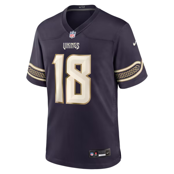Justin Jefferson Minnesota Vikings Official-Nike 2026 Rivalries Collection Game Jersey - Purple