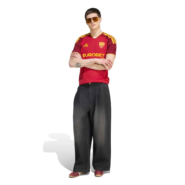 AS Roma Official-Adidas 2026/27 Home Replica Jersey - Red