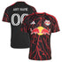 Official-Adidas New York Red Bulls 2026 The Rooted Kit Replica Custom Jersey Black