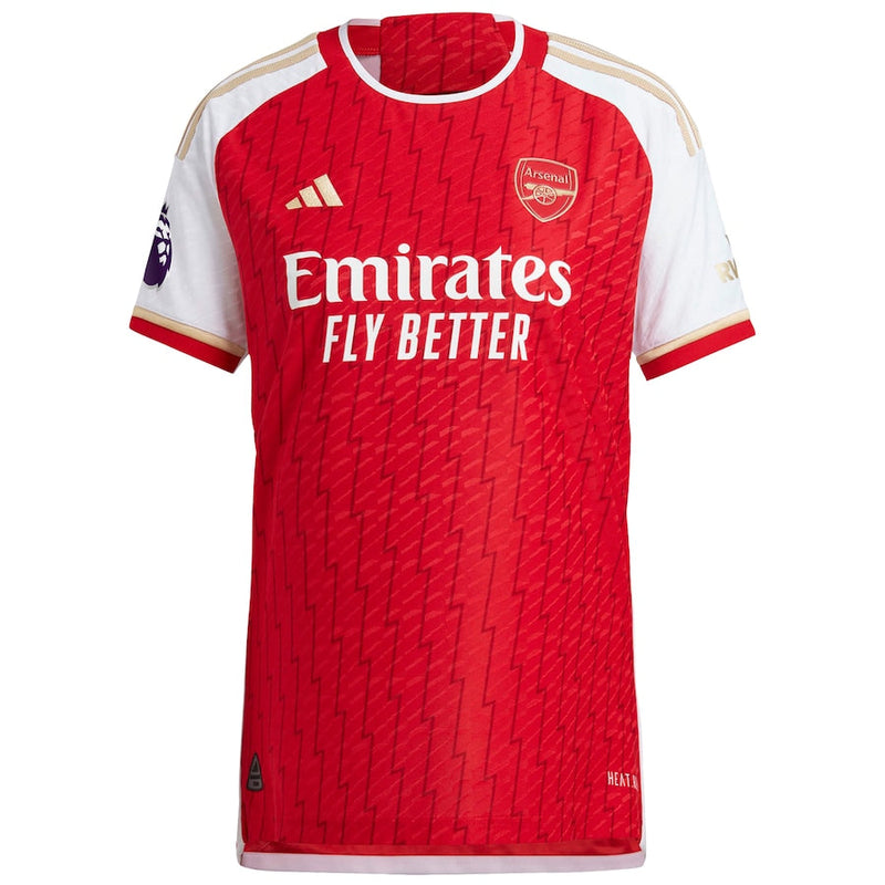 Bukayo Saka Arsenal adidas 2023/24 Home Player Jersey - Red