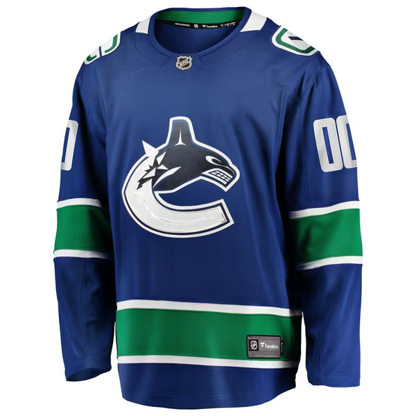 Teams Fans Shop Vancouver Canucks Fanatics Breakaway Home Jersey - Blue