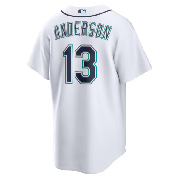 Kade Anderson Seattle Mariners Official-Nike Home Replica Jersey - White