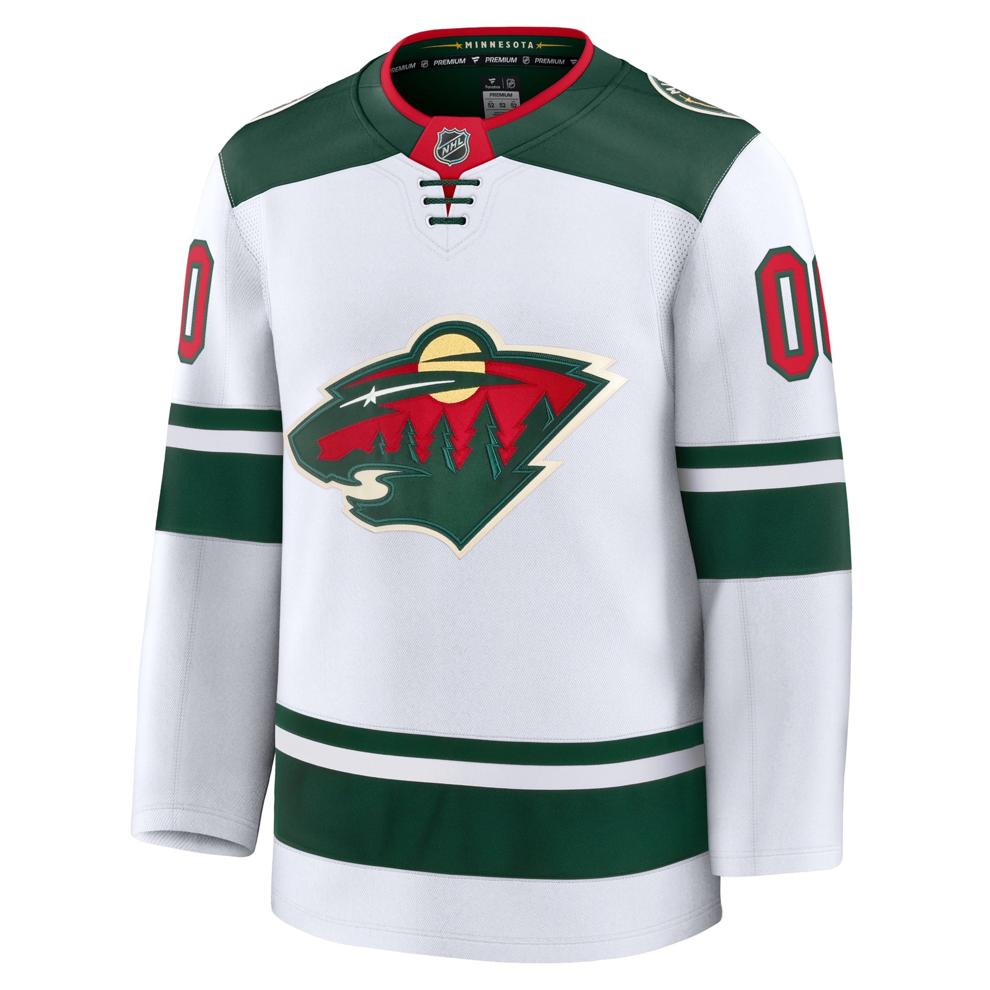 Teams Fans Shop Fanatics Minnesota Wild Away Custom Jersey - White