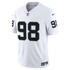 Maxx Crosby Las Vegas Raiders Official-Nike Vapor F.U.S.E. Stitched Limited Jersey - White