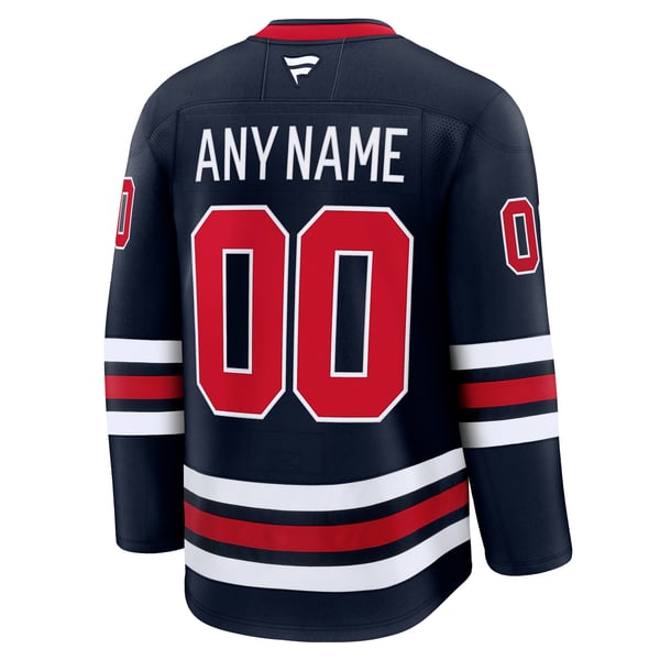 Teams Fans Shop Winnipeg Jets Fanatics Alternate Premium Custom Jersey