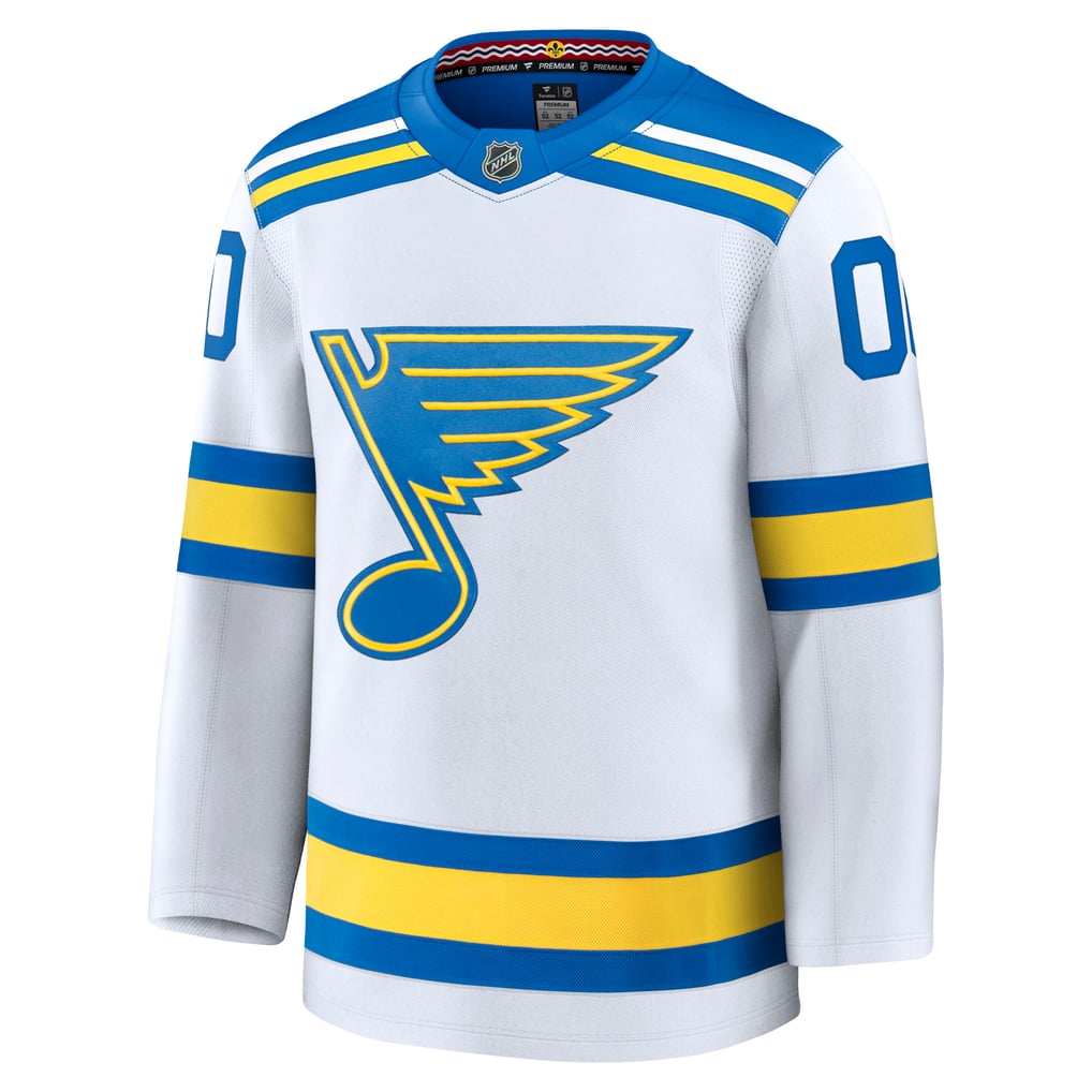 Teams Fans Shop Fanatics St. Louis Blues Away Premium Custom Jersey