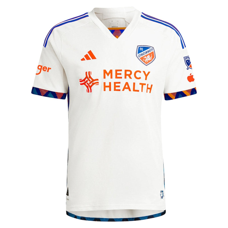 FC Cincinnati adidas 2024 The Canvas Kit Authentic Jersey - White