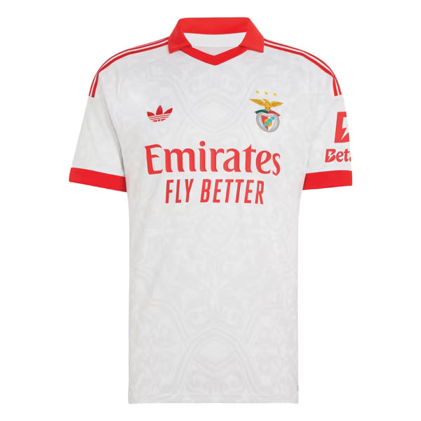 Benfica Official-Adidas 2026/27 Away Replica Jersey - White